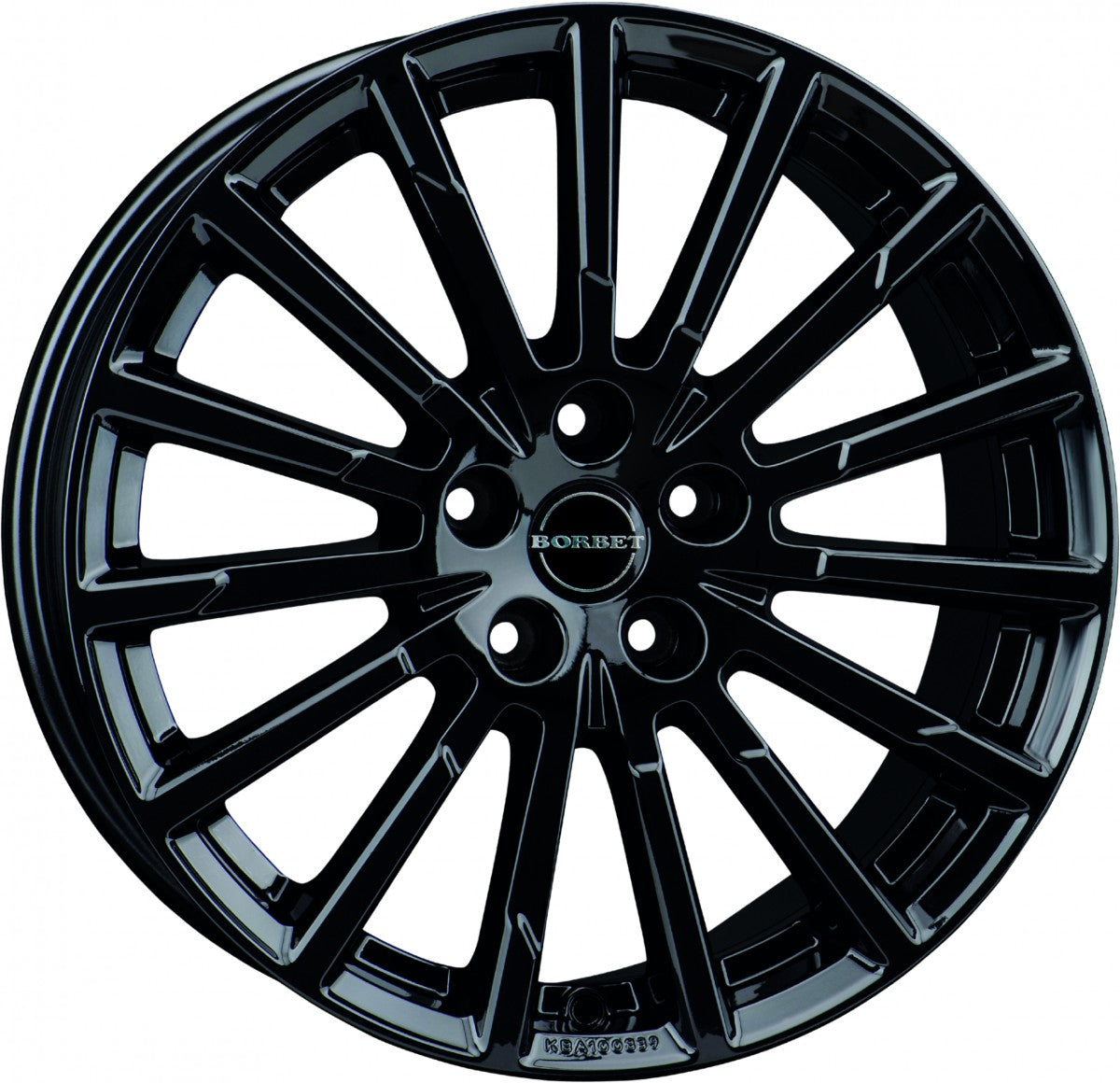 Borbet BX15 black glossy 8x18 ET45 - LK5/112 ML72.5
