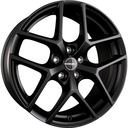 Borbet Y black matt Alufelge 7.5x17 Zoll ET45 LK 5x108 ML72.5 – Bild 4