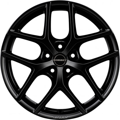Borbet Y black matt Alufelge 7.5x17 Zoll ET45 LK 5x108 ML72.5 – Bild 2