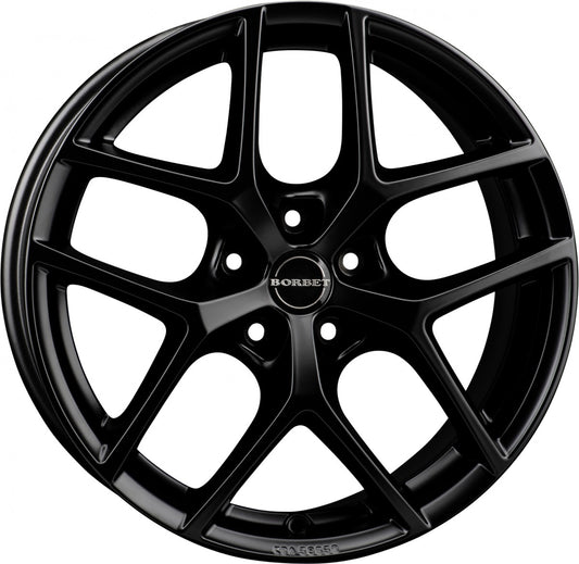 Borbet Y black matt 8.5x20 ET41 - LK5/114.3 ML72.5