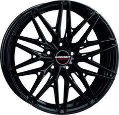 Borbet FB1 black glossy Alufelge 8x18 Zoll ET40 LK 5x114.3 ML72.5
