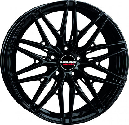 Borbet FB1 black glossy 8x18 ET40 - LK5/120 ML72.5