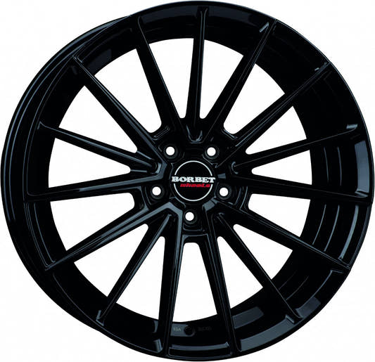 Borbet FB2 black glossy Alufelge 8.5x19 Zoll ET25 LK 5x112 ML72.5