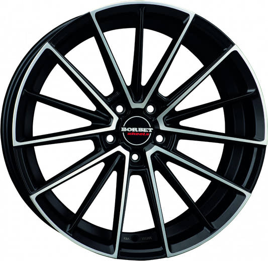 Borbet FB2DC black polished matt Alufelge 9x20 Zoll ET40 LK 5x114.3 ML72.5