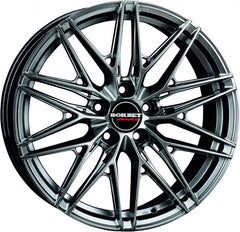 Borbet FB1 hyper black silver Alufelge 8x18 Zoll ET40 LK 5x112 ML72.5