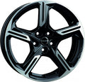 Borbet XE1 black polished glossy Alufelge 7.5x18 Zoll ET25 LK 5x112 ML66.6