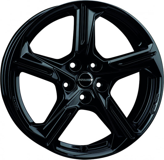 Borbet XE1 black glossy 7.5x18 ET40 - LK5/112 ML57.1
