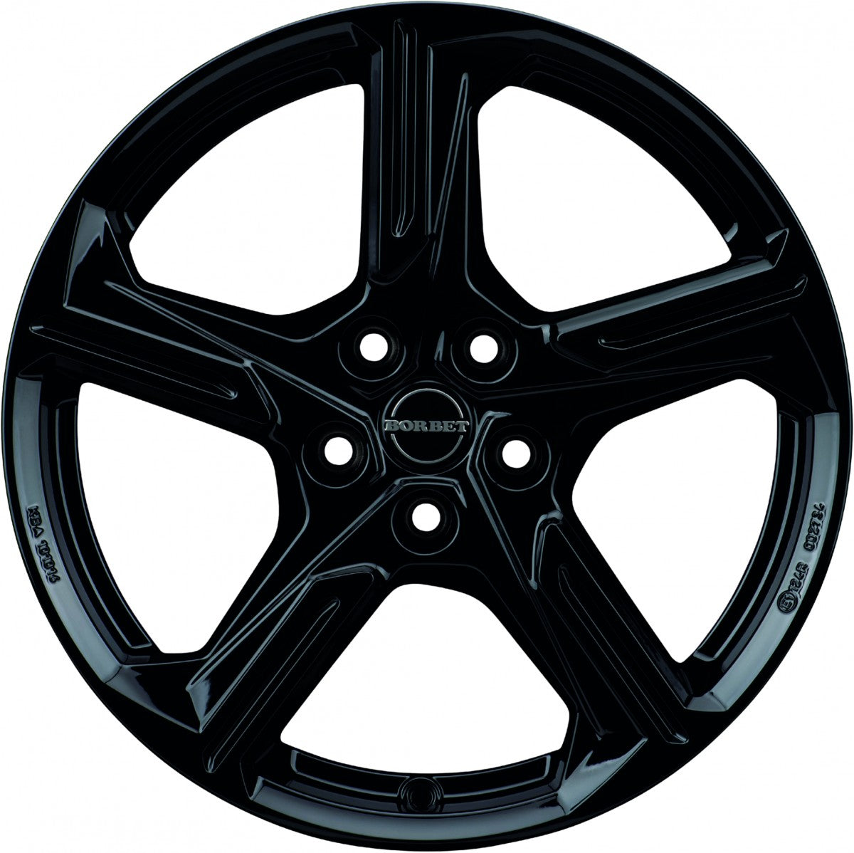 Borbet XE1 black glossy Alufelge 7.5x18 Zoll ET46 LK 5x112 ML57.1 – Bild 2