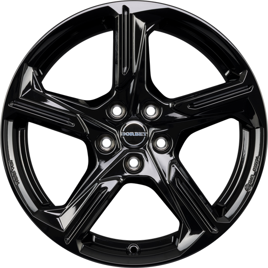Borbet XE1 Black Glossy Alufelge 7.5x18 Zoll ET50 LK 5x112 ML66.6