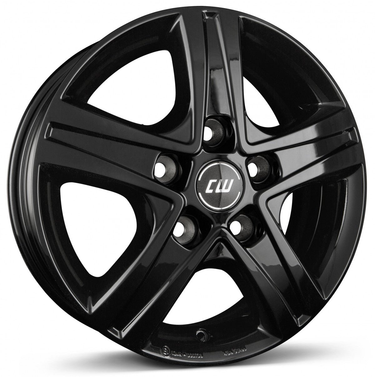 Borbet CWD black glossy Alufelge 6.5x16 Zoll ET46 LK 5x114.3 ML67.1