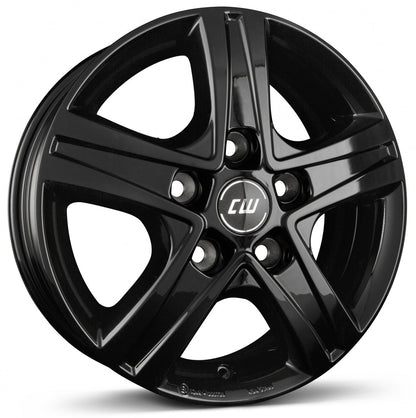 Borbet CWD black glossy Alufelge 6.5x16 Zoll ET46 LK 5x114.3 ML67.1