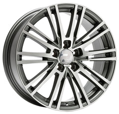 2DRV WH18 daytona grau hochglanzpoliert Alufelge 9x20 Zoll ET20 LK 5x112 ML66.6