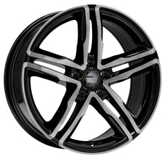 2DRV WH11 schwarz hochglanzpoliert Alufelge 8x18 Zoll ET45 LK 5x112 ML66.6