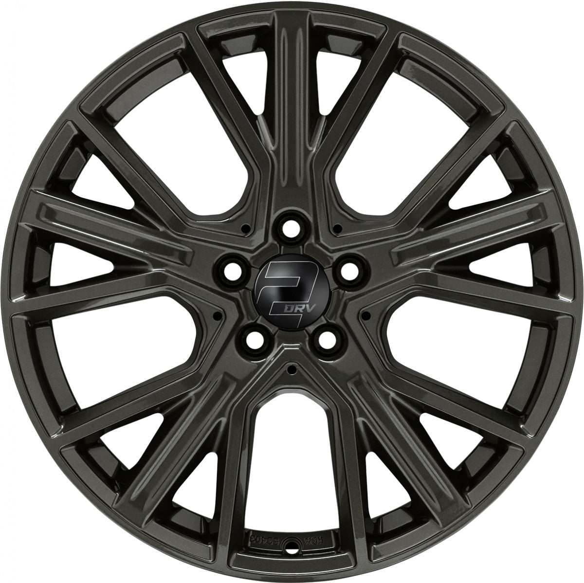 2DRV WH34 dark gunmetal lackiert 8x19 ET30 - LK5/112 ML66.6
