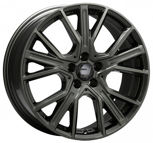 2DRV WH34 dark gunmetal lackiert 9x21 ET22 - LK5/112 ML66.6