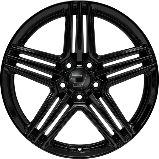 2DRV WH12 schwarz glänzend lackiert 8x18 ET35 - LK5/112 ML66.6