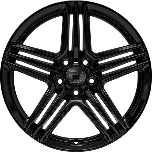 2DRV WH12 schwarz glänzend lackiert Alufelge 9x20 Zoll ET45 LK 5x120 ML65.1