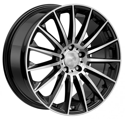2DRV WH39 schwarz hochglanzpoliert 9x20 ET54 - LK5/112 ML66.6