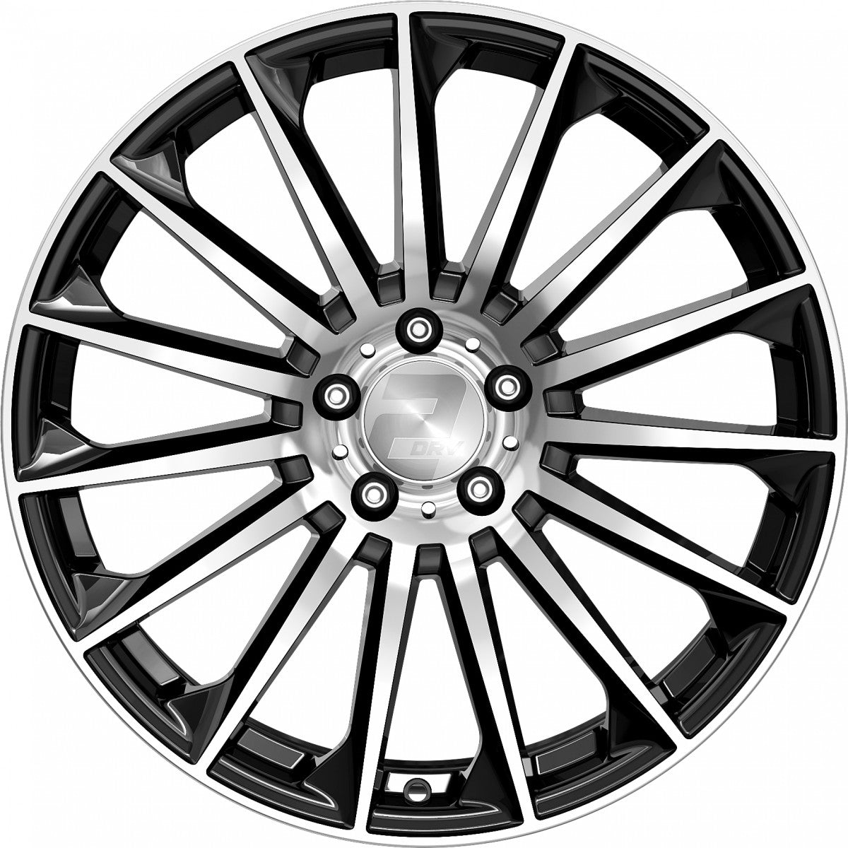 2DRV WH39 schwarz hochglanzpoliert 9x20 ET54 - LK5/112 ML66.6
