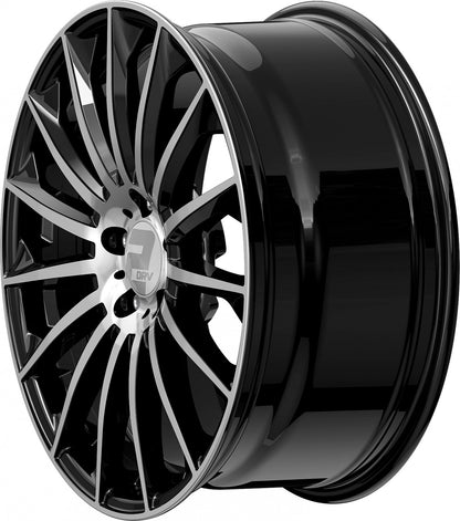 2DRV WH39 schwarz hochglanzpoliert 9x20 ET54 - LK5/112 ML66.6