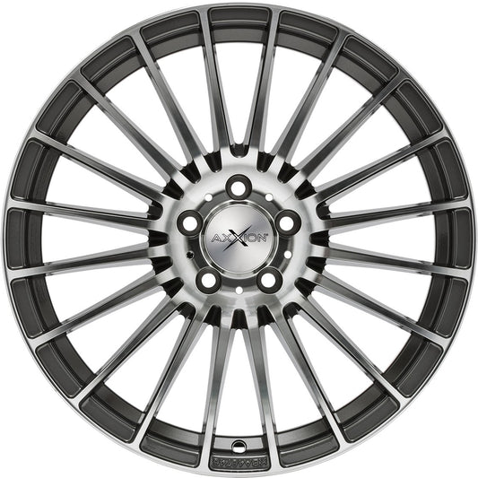 Axxion AX5 daytona grau hochglanzpoliert 8.5x19 ET32 - LK5/112 ML72.6