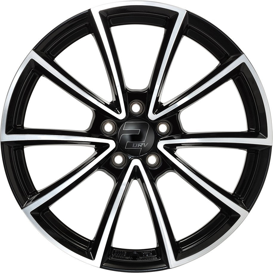 2DRV WH28 schwarz hochglanzpoliert 8x19 ET40 - LK5/114.3 ML72.6