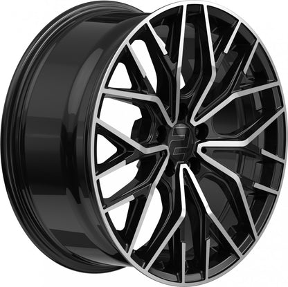 2DRV WH37 schwarz hochglanzpoliert 8.5x19 ET40 - LK5/112 ML66.6
