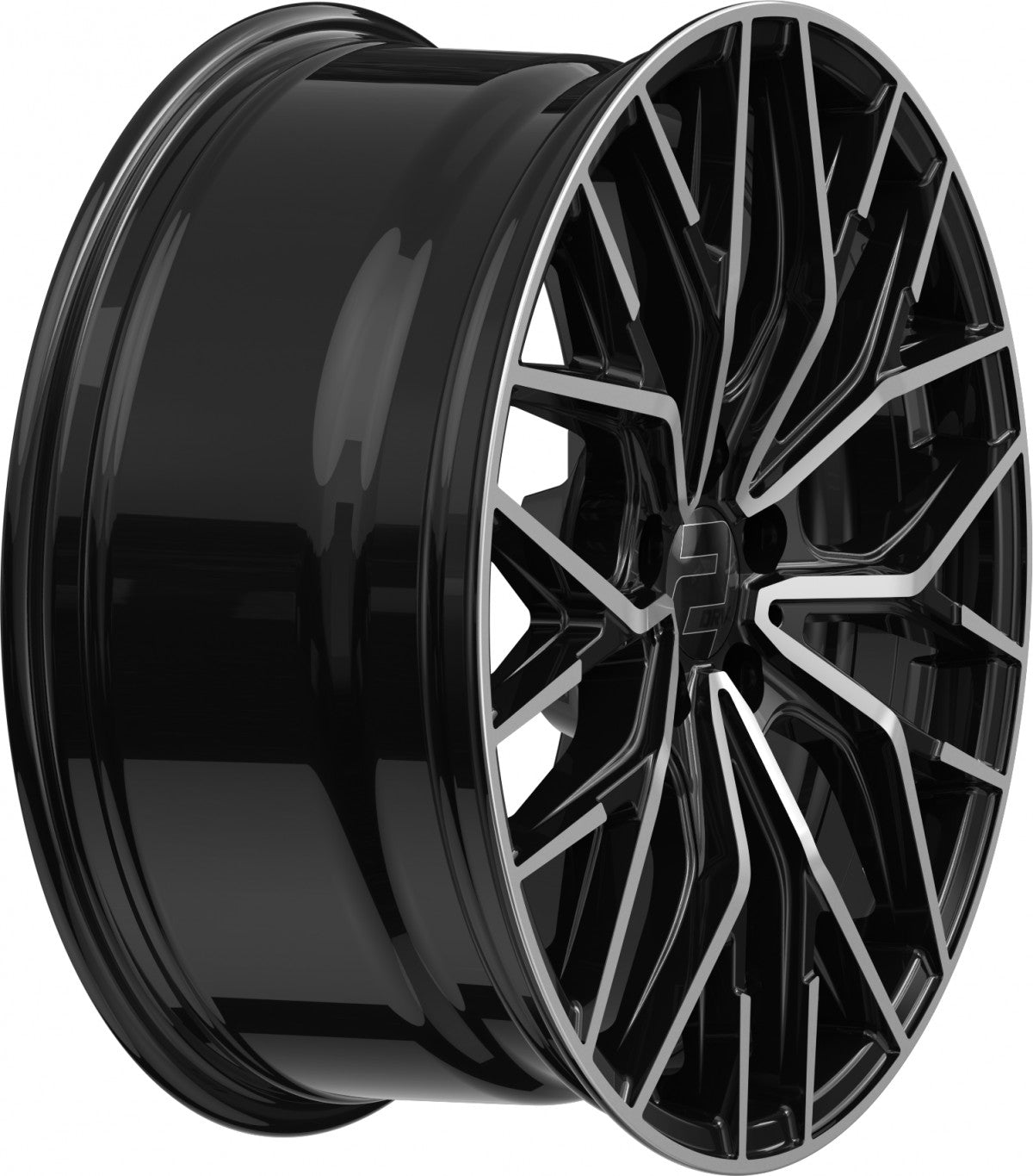 2DRV WH37 schwarz hochglanzpoliert 8.5x19 ET40 - LK5/112 ML66.6