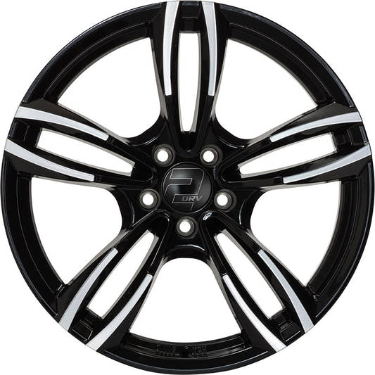 2DRV WH29 schwarz hochglanzpoliert 8.5x18 ET35 - LK5/120 ML72.6