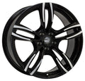 2DRV WH29 schwarz hochglanzpoliert Alufelge 8.5x19 Zoll ET45 LK 5x112 ML66.6