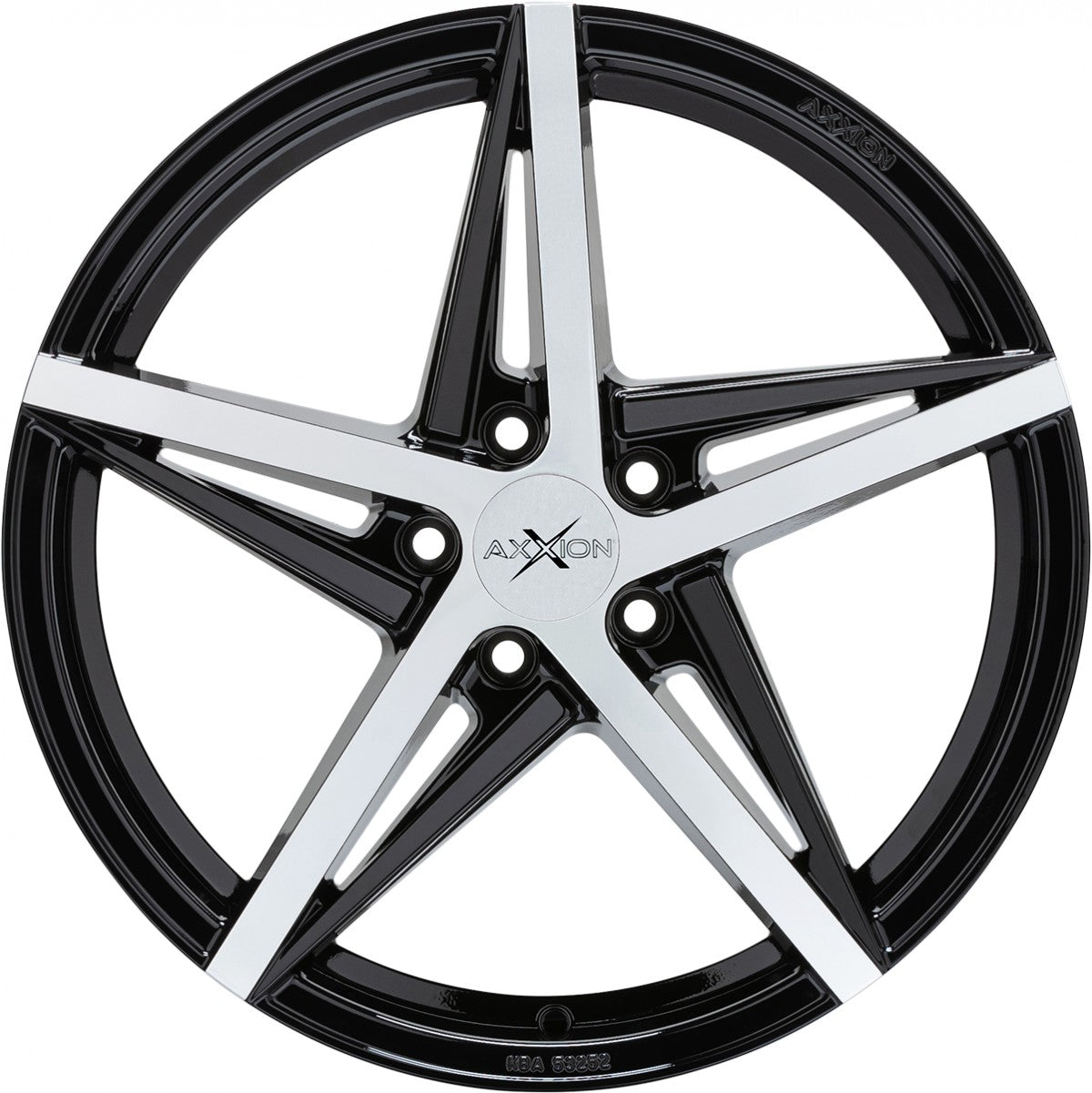 Axxion AX10 schwarz hochglanzpoliert 8.5x20 ET30 - LK5/112 ML66.6
