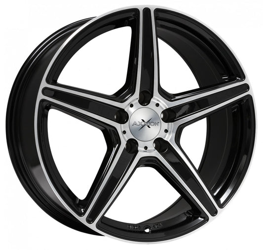 Axxion AX7 schwarz hochglanzpoliert 9x20 ET45 - LK5/120 ML65.1