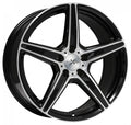 Axxion AX7 schwarz hochglanzpoliert Alufelge 8x18 Zoll ET30 LK 5x112 ML72.6