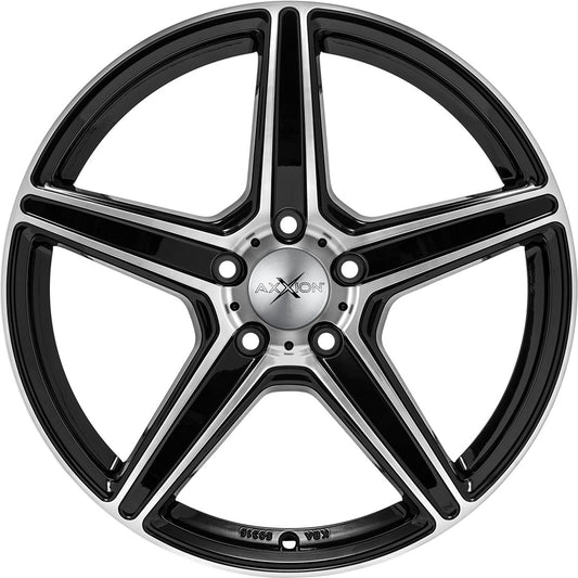 Axxion AX7 schwarz hochglanzpoliert 9x21 ET50 - LK5/112 ML66.6