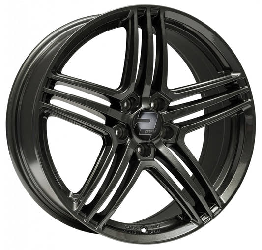 2DRV WH12 dark gunmetal lackiert Alufelge 7.5x17 Zoll ET35 LK 5x112 ML66.6