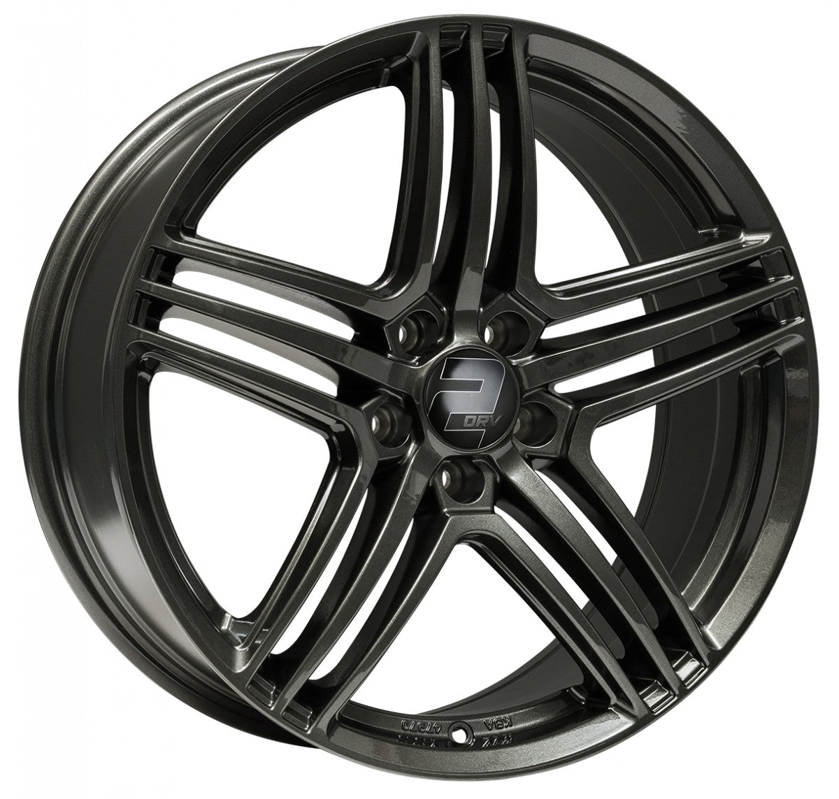 2DRV WH12 dark gunmetal lackiert 8x19 ET40 - LK5/112 ML66.6