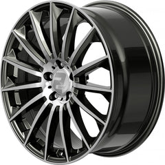 2DRV WH39 dark gunmetal hochglanzpoliert Alufelge 8.5x19 Zoll ET35 LK 5x112 ML66.6