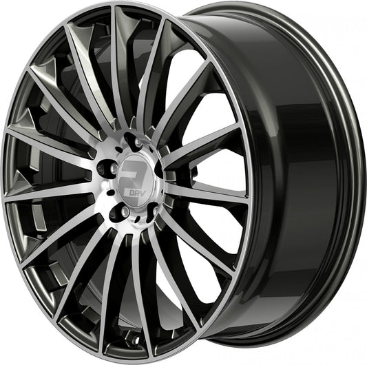 2DRV WH39 dark gunmetal hochglanzpoliert 8.5x19 ET35 - LK5/112 ML66.6