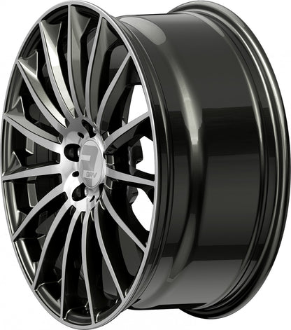 2DRV WH39 dark gunmetal hochglanzpoliert Alufelge 9x20 Zoll ET35 LK 5x112 ML66.6 – Bild 7