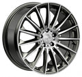 2DRV WH39 dark gunmetal hochglanzpoliert Alufelge 9.5x22 Zoll ET35 LK 5x114.3 ML72.6