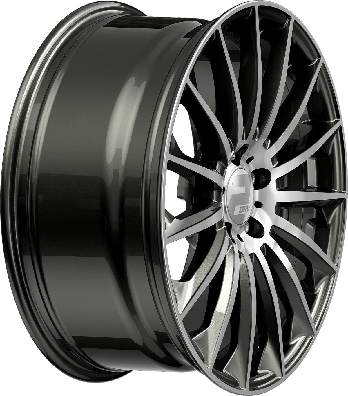 2DRV WH39 dark gunmetal hochglanzpoliert Alufelge 9.5x22 Zoll ET35 LK 5x114.3 ML72.6 – Bild 4