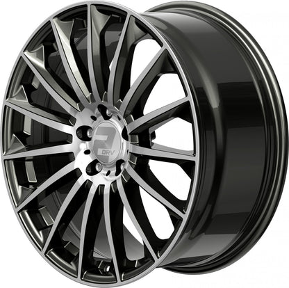 2DRV WH39 dark gunmetal hochglanzpoliert Alufelge 9.5x22 Zoll ET35 LK 5x114.3 ML72.6 – Bild 6