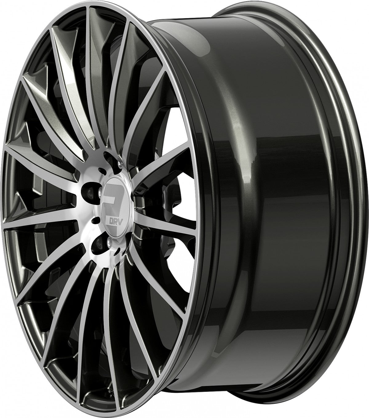 2DRV WH39 dark gunmetal hochglanzpoliert Alufelge 10x22 Zoll ET40 LK 5x114.3 ML72.6 – Bild 7