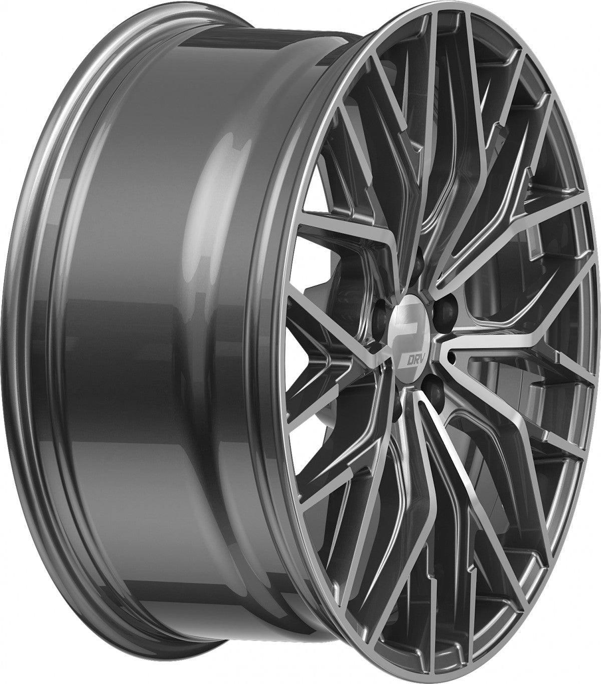 2DRV WH37 daytona grau hochglanzpoliert Alufelge 8.5x20 Zoll ET42 LK 5x112 ML66.6 – Bild 5