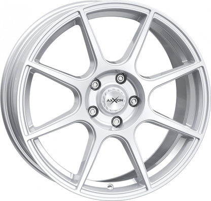 Axxion X2 race silber lackiert Alufelge 7x17 Zoll ET38 LK 4x100 ML63.4
