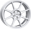 Axxion X2 race silber lackiert Alufelge 7x17 Zoll ET37 LK 5x100 ML63.4
