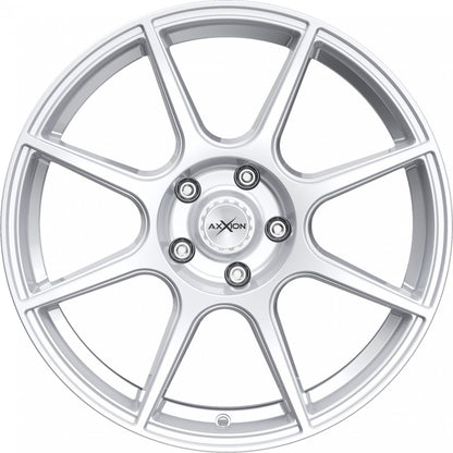 Axxion X2 race silber lackiert Alufelge 8x19 Zoll ET30 LK 5x112 ML72.6 – Bild 2