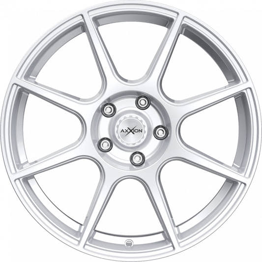 Axxion X2 race silber lackiert Alufelge 8x19 Zoll ET35 LK 5x114.3 ML72.6 – Bild 2