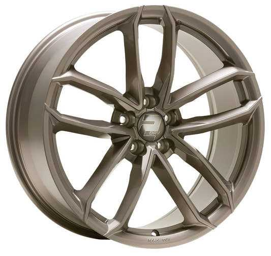 2DRV WH33 platin grau lackiert Alufelge 8x18 Zoll ET25 LK 5x112 ML66.6