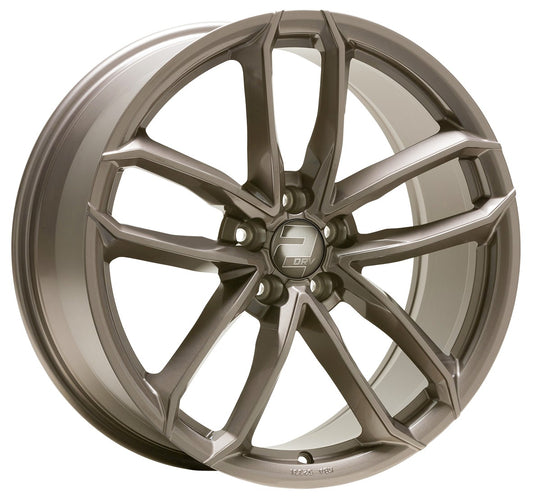 2DRV WH33 platin grau lackiert 8x18 ET25 - LK5/112 ML66.6
